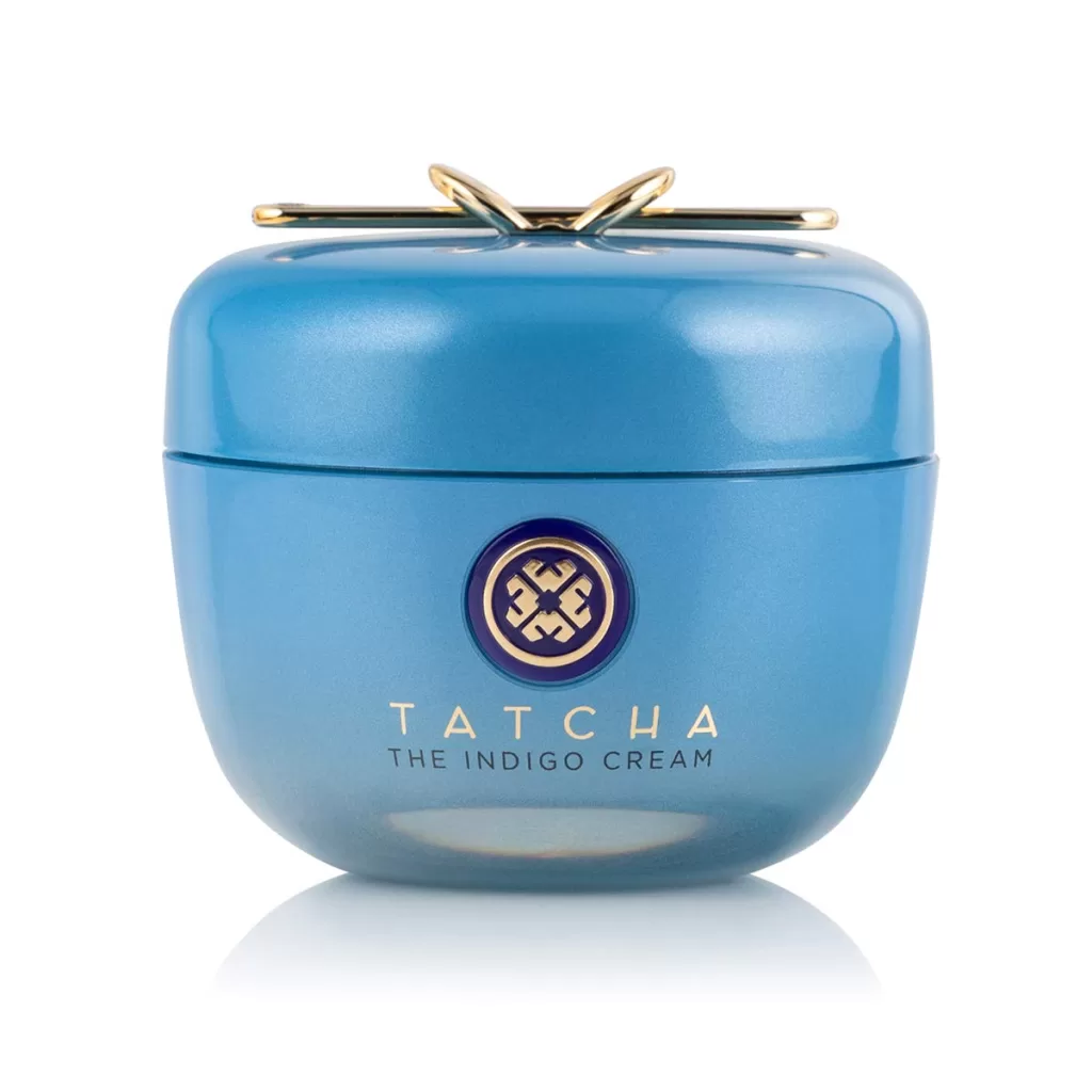 Clean beauty greenwashing: TATCHA The Indigo Cream: Non-Irritating Sensitive Skin Moisturizer for Eczema, Rosacea, and Dermatitis (50 ml 