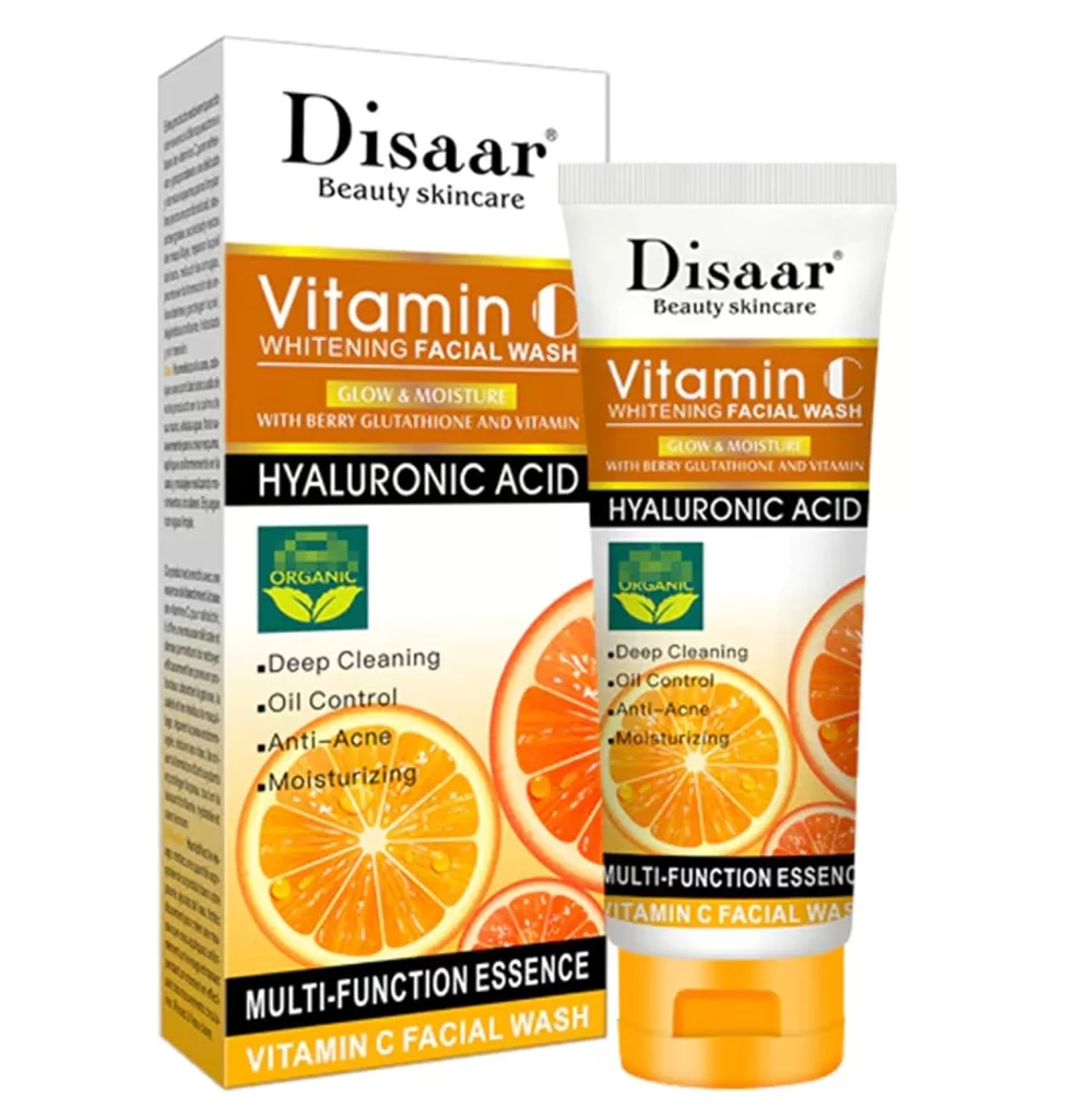 Image of DISAAR Beauty Skincare Vitamin C Facial Wash : Skincare Routine Guide